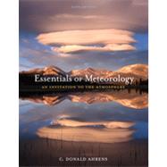 Essentials of Meteorology An Invitation to the Atmosphere by Ahrens, C. Donald, 9780840049339
