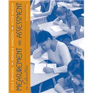 Measurement and Assessment in Education by Reynolds, Cecil R.; Livingston, Ronald B.; Willson, Victor, 9780205579341