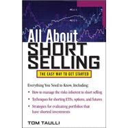 All About Short Selling by Taulli, Tom, 9780071759342
