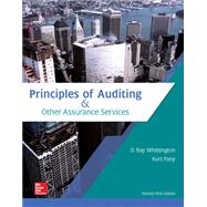 Connect Access Card for Principles of Auditing & Other Assurance Services by Whittington, Ray; Pany, Kurt, 9781260299366