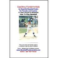 Coaching Fundamentals by Parker, Bob, 9781412049368