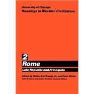 Rome: Late Republic and Principate by Kaegi, Walter Emil; White, Peter, 9780226069371