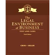 Bundle: The Legal Environment of Business: Text and Cases, Loose-Leaf Version, 10th + LMS Integrated MindTap Business Law, 1 term (6 months) Printed Access Card, 10th Edition by Cross; Miller, 9781337379380