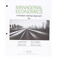 Bundle: Managerial Economics, Loose-leaf Version, 4th + LMS Integrated MindTap Economics, 1 term (6 months) Printed Access Card by Froeb, Luke M.; Ward, Michael R.; Shor, 9781305919389