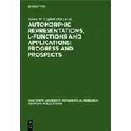Automorphic Representations, L-Functions And Applications by Cogdell, James W., 9783110179392