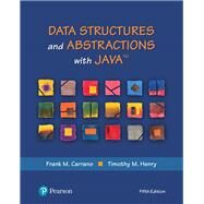 Data Structures and Abstractions with Java [RENTAL EDITION] by Frank M. Carrano, 9780138229405
