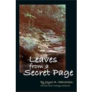 Leaves from a Secret Page by Halvorsen, Joyce A.; McIntyre-Williams, Ruth, 9781449989408