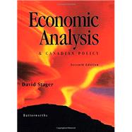 Economic Analysis and Canadian Policy by Stager, David, 9780409899412