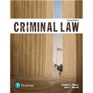 Criminal Law (Justice Series) , Student Value Edition by Moore, Jennifer L.; Worrall, John L., 9780134559414