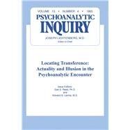 Locating Transference: Psychoanalytic Inquiry, 13.4 by Reed; Gail S, 9780881639414
