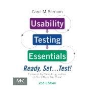 Usability Testing Essentials by Barnum, Carol M., 9780128169421