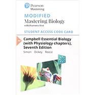 Modified Mastering Biology with Pearson eText -- Standalone Access Card -- for Campbell Essential Biology (with Physiology chapters) by Simon, Eric J.; Dickey, Jean L.; Reece, Jane B., 9780134819426