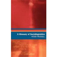 A Glossary of Sociolinguistics by Trudgill, Peter, 9780195219432