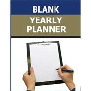 Blank Yearly Planner by Robinson, Frances P., 9781502759436
