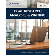 Legal Research, Analysis, and Writing by Putman, 9780357619445