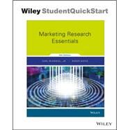Marketing Research Essentials by Carl McDaniel Jr.; Roger Gates, 9781119239451