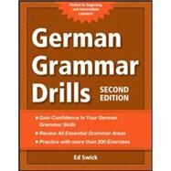 German Grammar Drills by Swick, Ed, 9780071789455