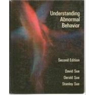 Understanding Abnormal Behavior by Stanley Sue; David Sue; Derald W. Sue, 9780395369470