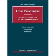 2022 Supplement to Civil Procedure, 5th, Rules, Statutes, and Recent Developments(University Casebook Series) by Rowe, Jr., Thomas D.; Sherry, Suzanna; Tidmarsh, Jay, 9781636599472