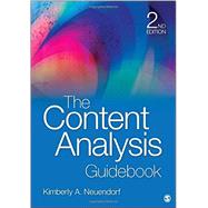 The Content Analysis Guidebook by Neuendorf, Kimberly A., 9781412979474