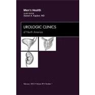 Men's Health, an Issue of Urologic Clinics by Kaplan, Steve, 9781455739486