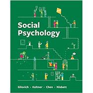Social Psychology (Instructor's Edition) by Gilovich, 9781324039495