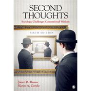 Second Thoughts by Ruane, Janet M.; Cerulo, Karen A., 9781452299495