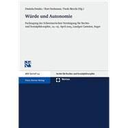 Wurde Und Autonomie by Becchi, Paolo; Demko, Daniela; Seelmann, Kurt, 9783515109499
