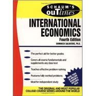 Schaum's Outline of International Economics by Salvatore, Dominick, 9780070549500