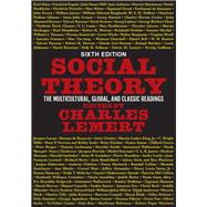 Social Theory by Lemert, Charles, 9780367319502
