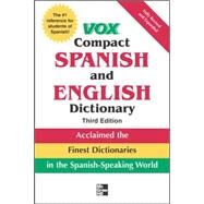 Vox Compact Spanish and English Dictionary, Third Edition (Paperback) by VOX, 9780071499507