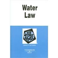 Water Law in a Nutshell by Getches, David H., 9780314199515
