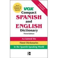 Vox Compact Spanish & English Dictionary, 3E (HC) by Vox, 9780071499521