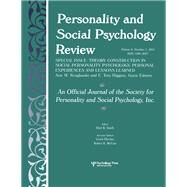 Theory Construction in Social Personality Psychology: Personal Experiences and Lessons Learned: A Special Issue of personality and Social Psychology Review by Kruglanski,Arie W., 9781138159525