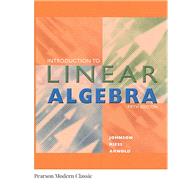 Introduction to Linear Algebra (Classic Version) by Johnson, Lee; Riess, Dean; Arnold, Jimmy, 9780134689531