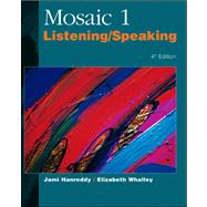 Mosaic 1: Listening/Speaking Skills by Ferrer-Hanreddy, Jami; Ferrer-Henreddy-W; Whalley, Elizabeth, 9780072329537
