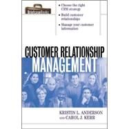 Customer Relationship Management by Anderson, Kristin; Kerr, Carol, 9780071379540