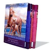 Marguerite Henry Treasury of Horses (Boxed Set) Misty of Chincoteague, Justin Morgan Had a Horse, King of the Wind by Henry, Marguerite; Dennis, Wesley, 9781416939542