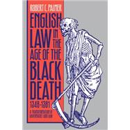English Law in the Age of the Black Death, 1348-1381 by Palmer, Robert C., 9780807849545