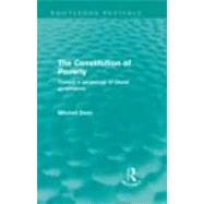The Constitution of Poverty (Routledge Revivals): Towards a genealogy of liberal governance by Dean; Mitchell, 9780415609562