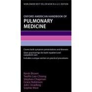 Oxford American Handbook of Pulmonary Medicine by Brown, Kevin; Lee-Chiong, Teofilo, 9780195329568