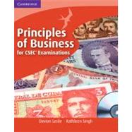 Principles of Business for CSEC Examinations Coursebook with CD-ROM by Davion Leslie , Kathleen Singh, 9780521189576