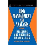 Risk Management and Analysis, Measuring and Modelling Financial Risk by Alexander, Carol; Hull, John C., 9780471979579