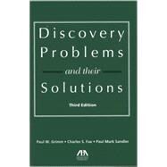 Discovery Problems and Their Solutions by Fax, Charles S.; Grimm, Paul W.; Sandler, Paul Mark, 9781614389583