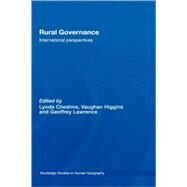 Rural Governance: International Perspectives by Cheshire; Lynda, 9780415399593