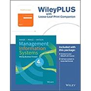 Management Information Systems Wileyplus Learning Space Registration Card + Print Companion by Rainer, R. Kelly; Prince, Brad; Watson, Hugh J., 9781119339601
