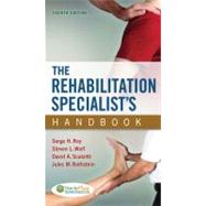 The Rehabilitation Specialist's Handbook by Roy, Serge H.; Wolf, Steven L.; Scalzitti, David A., 9780803619609