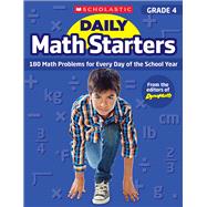 Daily Math Starters: Grade 4 180 Math Problems for Every Day of the School Year by Krech, Bob, 9781338159615