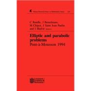 Elliptic and Parabolic Problems: Pont-A-Mousson 1994, Volume 325 by Chipot; Michel, 9780582239616