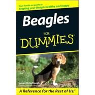 Beagles For Dummies by McCullough, Susan, 9780470039618